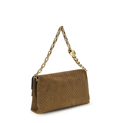 Large Suede Shoulder Bag - Image 3