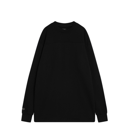 Cotton Sweatshirt - Black - Image 1