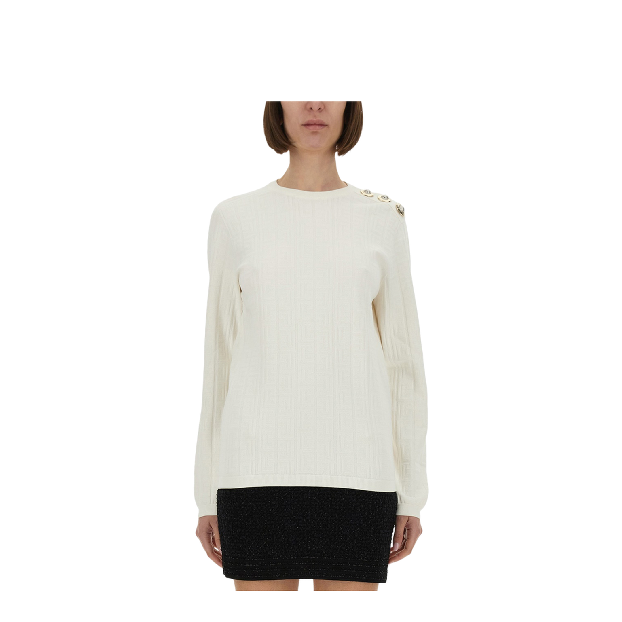 Knitted Tops Creme - Image 1