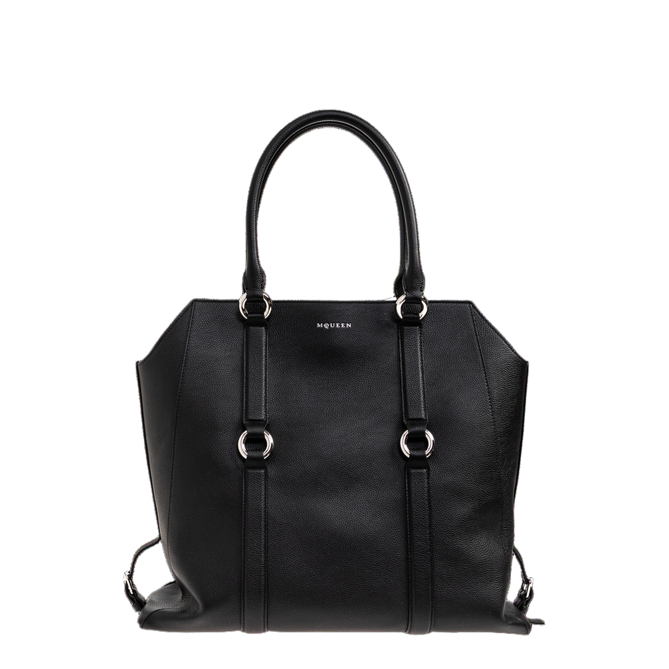 Farringdon Calfskin Shopper Bag - Black - Image 1