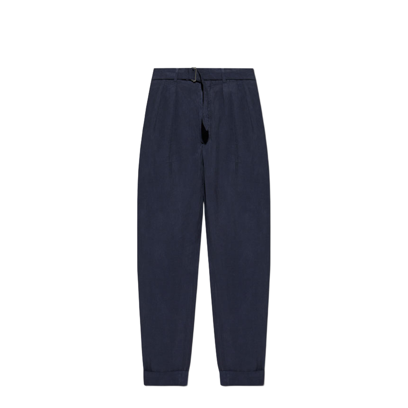 Pierre Cotton-linen Pants In Blue - Image 1