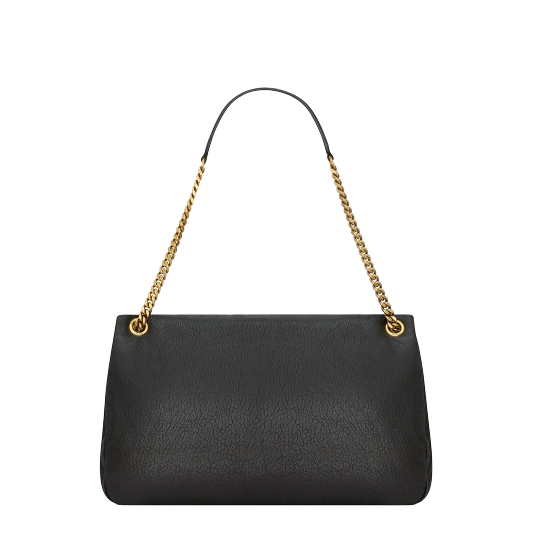 Cassandre Lambskin Pouch on Chain - Black - Image 3