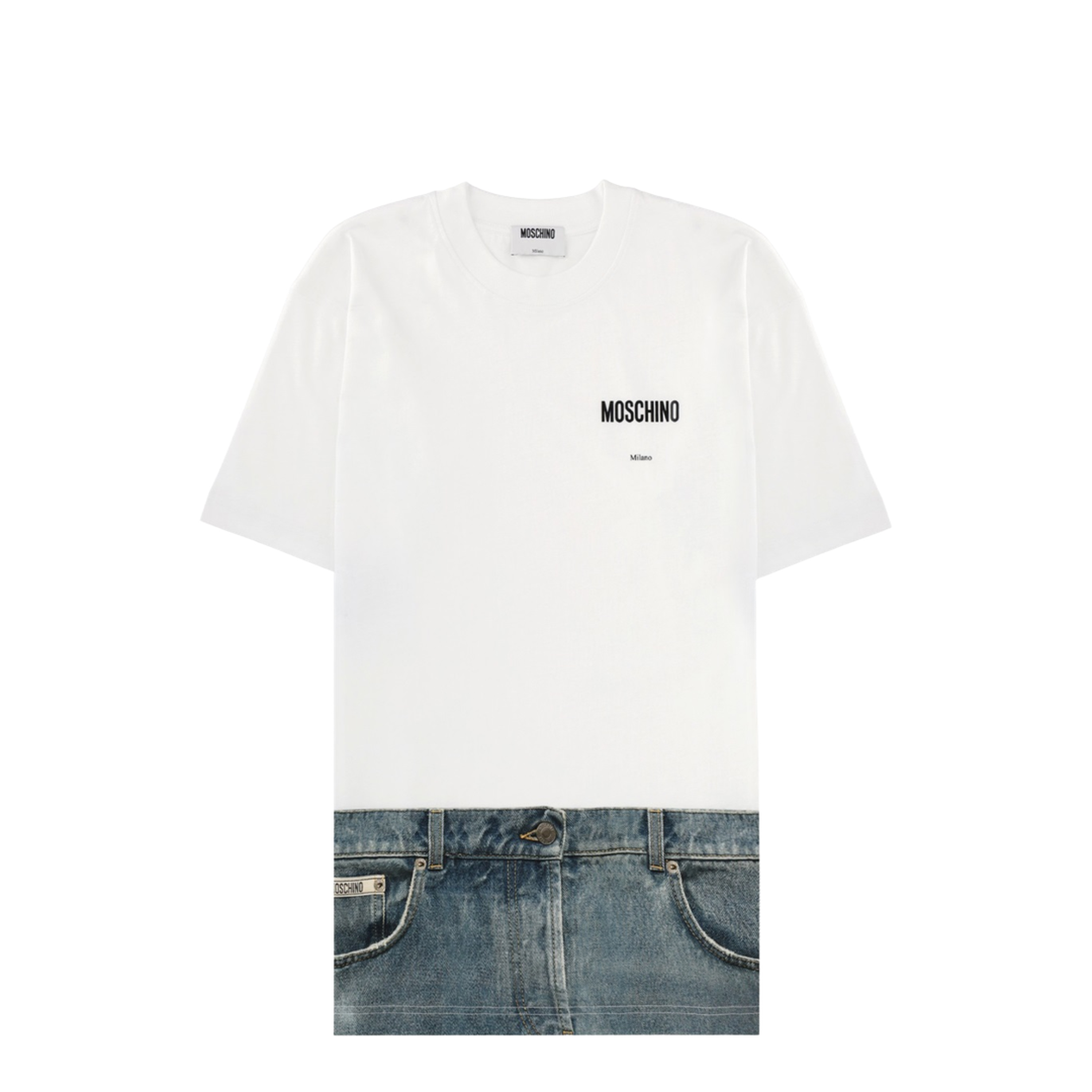 Printed Organic Cotton Jersey T-Shirt - Image 1