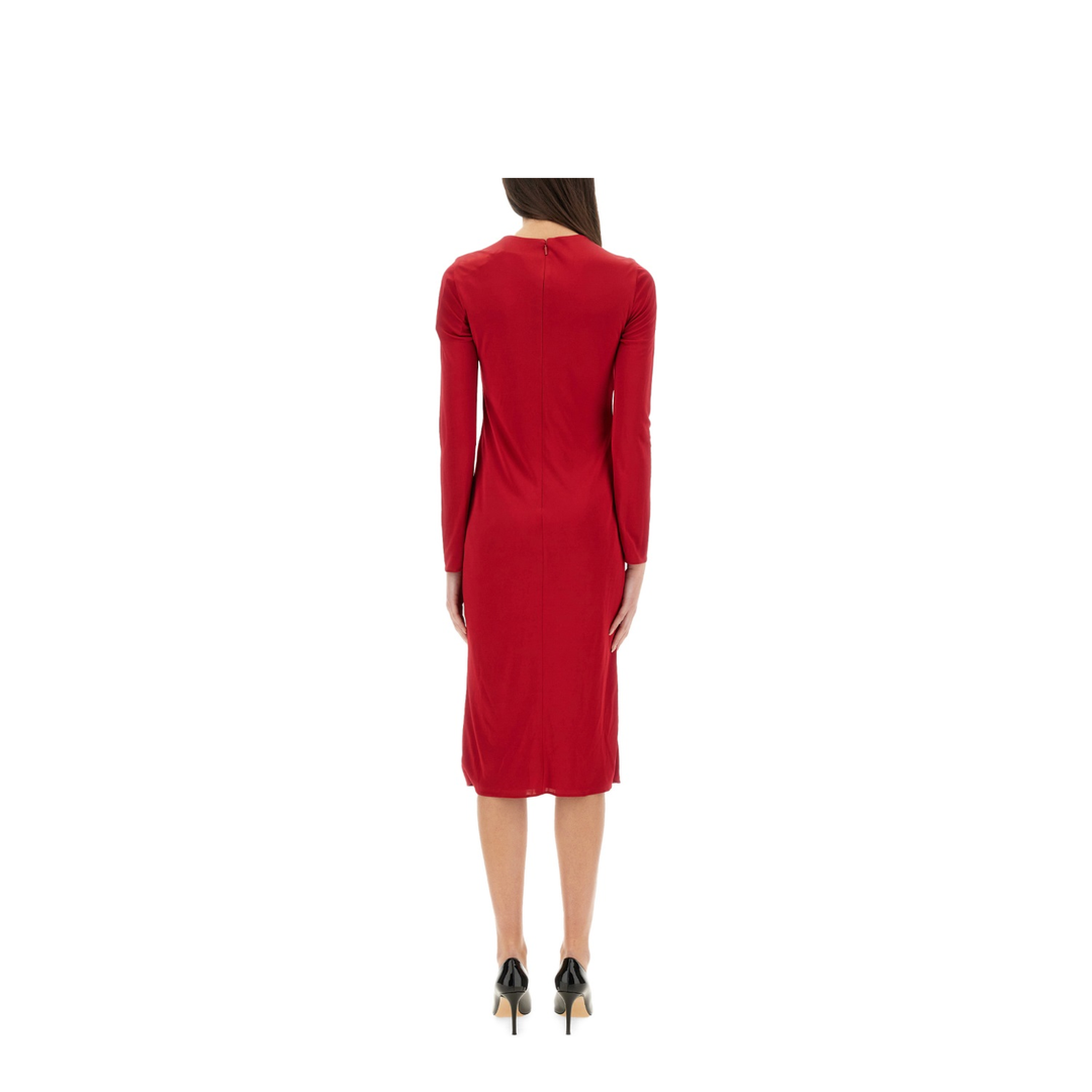 Red Fabric Dress - Image 3