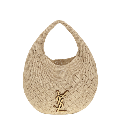 Icare Hobo Bag in Raffia - Image 1