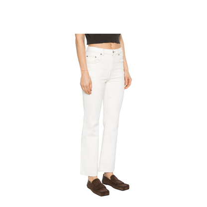 Flared Leg Denim Jeans - Image 3