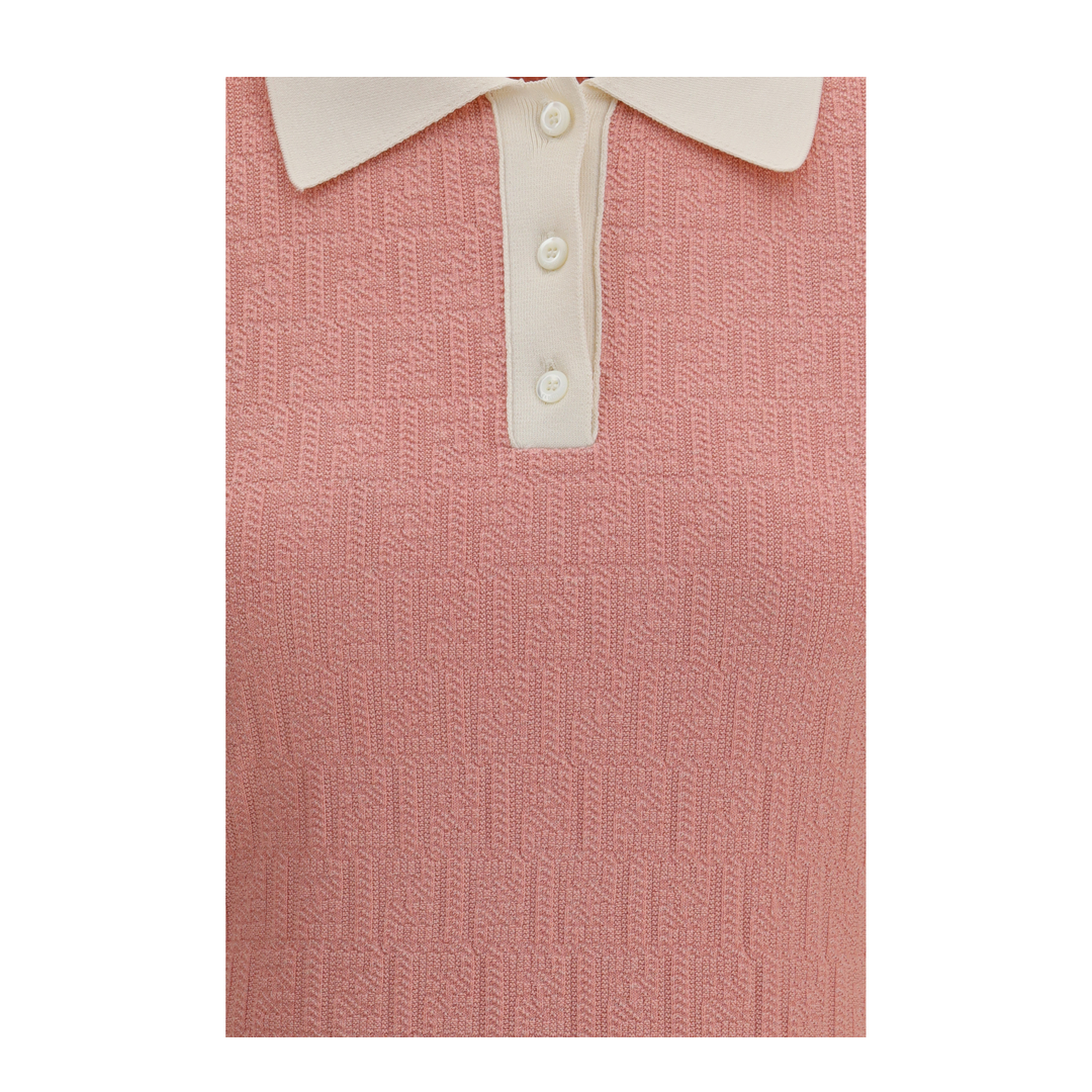 Short Fitted Cotton and Silk Dress - Image 3