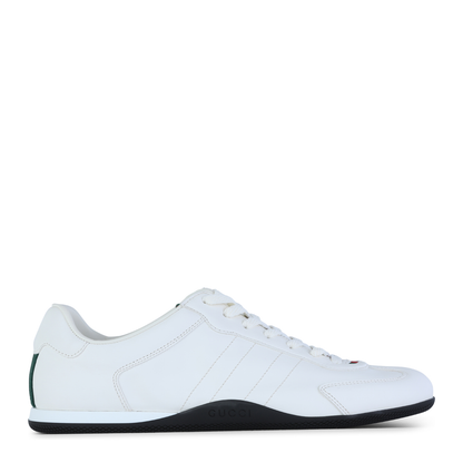 Shift Trainers in White Leather - Image 1