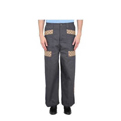 Cotton Fabric Pants with Inserts - Image 1