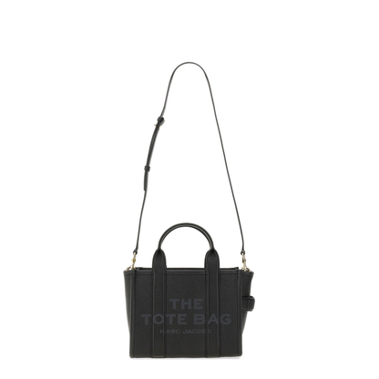 The Small Tote Bag Grainy Leather Bag in Black - Image 5