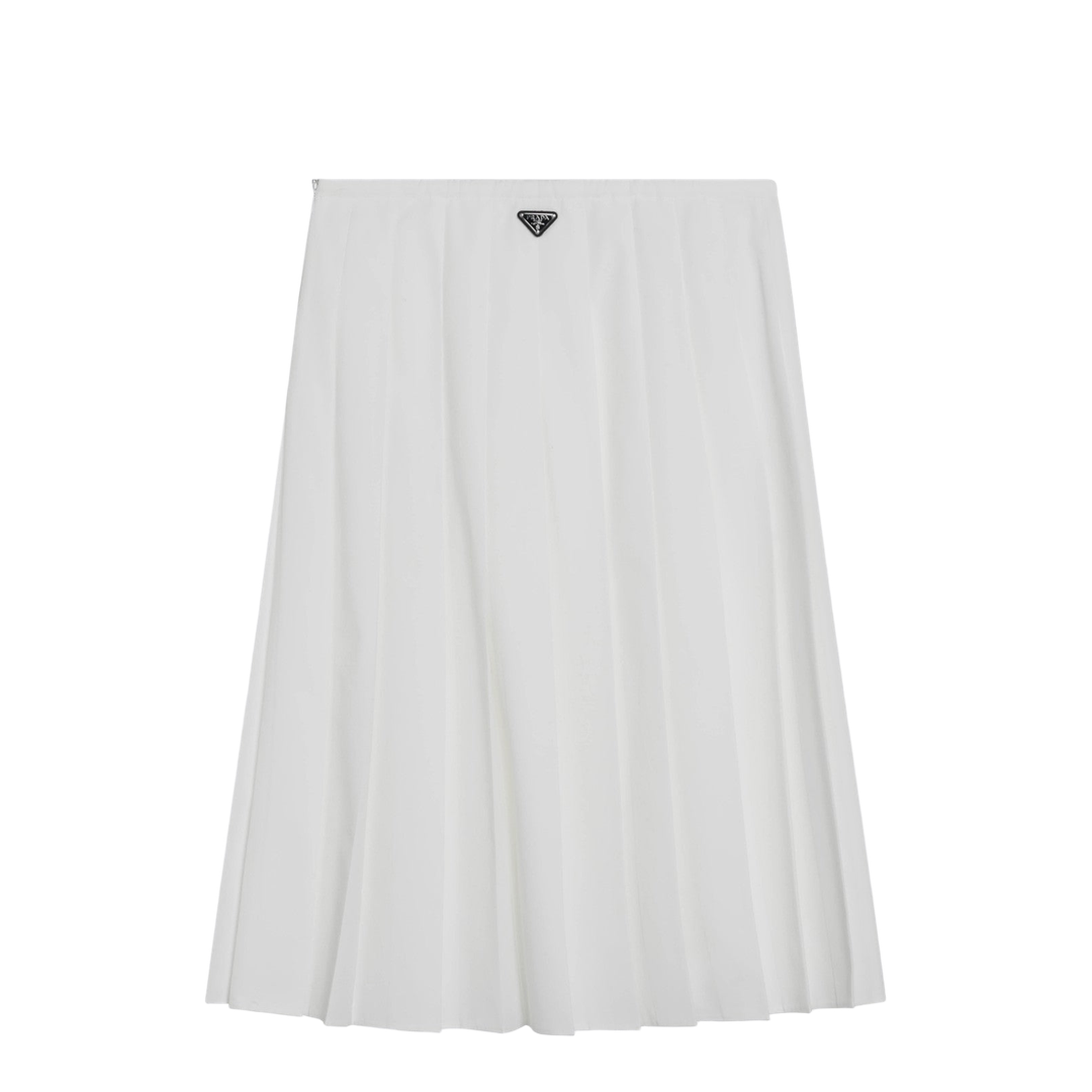 White Tiered Midi Skirt - Image 2