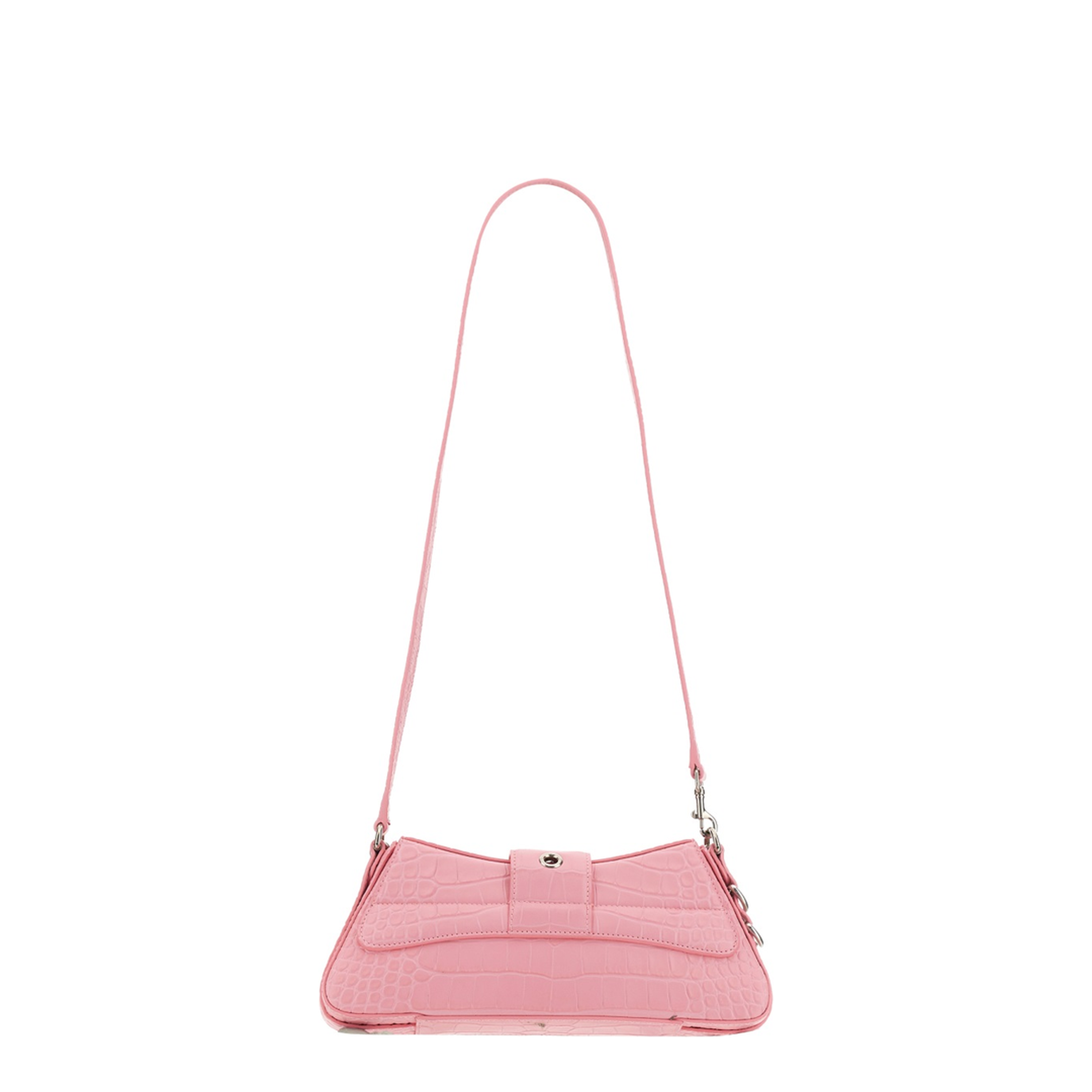 Lindsay Bag With Shoulder Strap In Pink Calfskin - Image 4