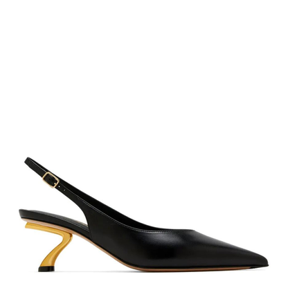 CLEYA 55 S-SHAPED LEATHER SLINGBACK - Image 1