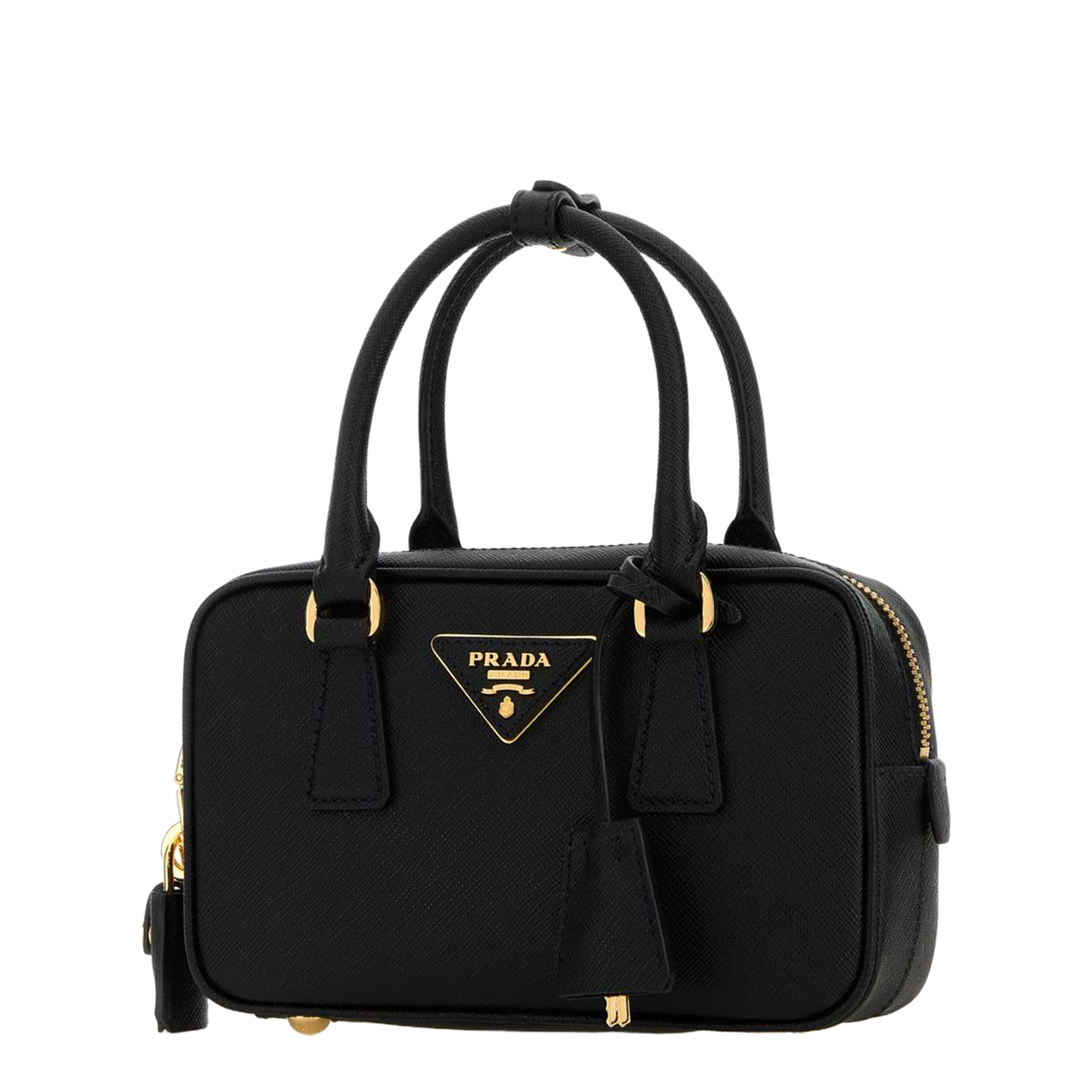 Black Leather Handbag - Image 2