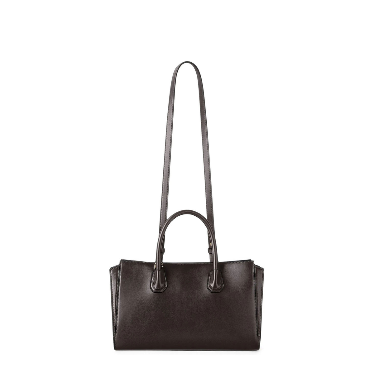 Antigona Catchall Small Calfskin Handbag - Chocolate - Image 2