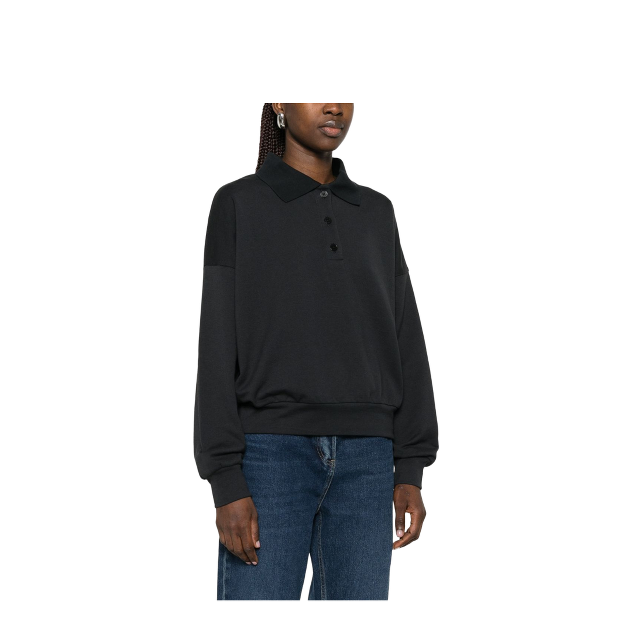 Midnight Blue Cotton Corzas Polo Shirt - Image 4