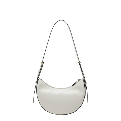 Arqué Small Calfskin Shoulder Bag - White - Image 2