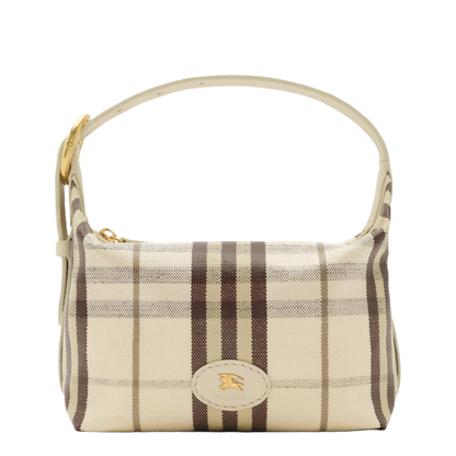 Highlands Mini Canvas Duffle Bag - Beige - Image 1