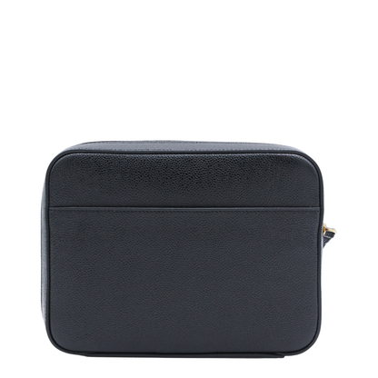 Leather Clutch With RWB Strap in Black - Image 5