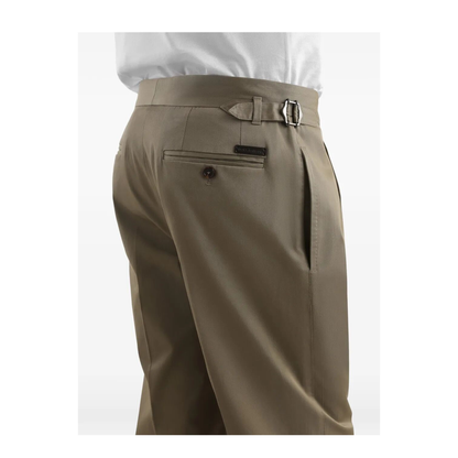 Straight-Leg Pleated Trousers - Image 3