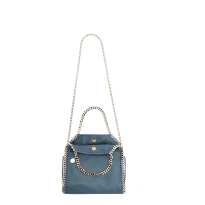 Light Blue Falabella Mini Tote Bag - Image 3