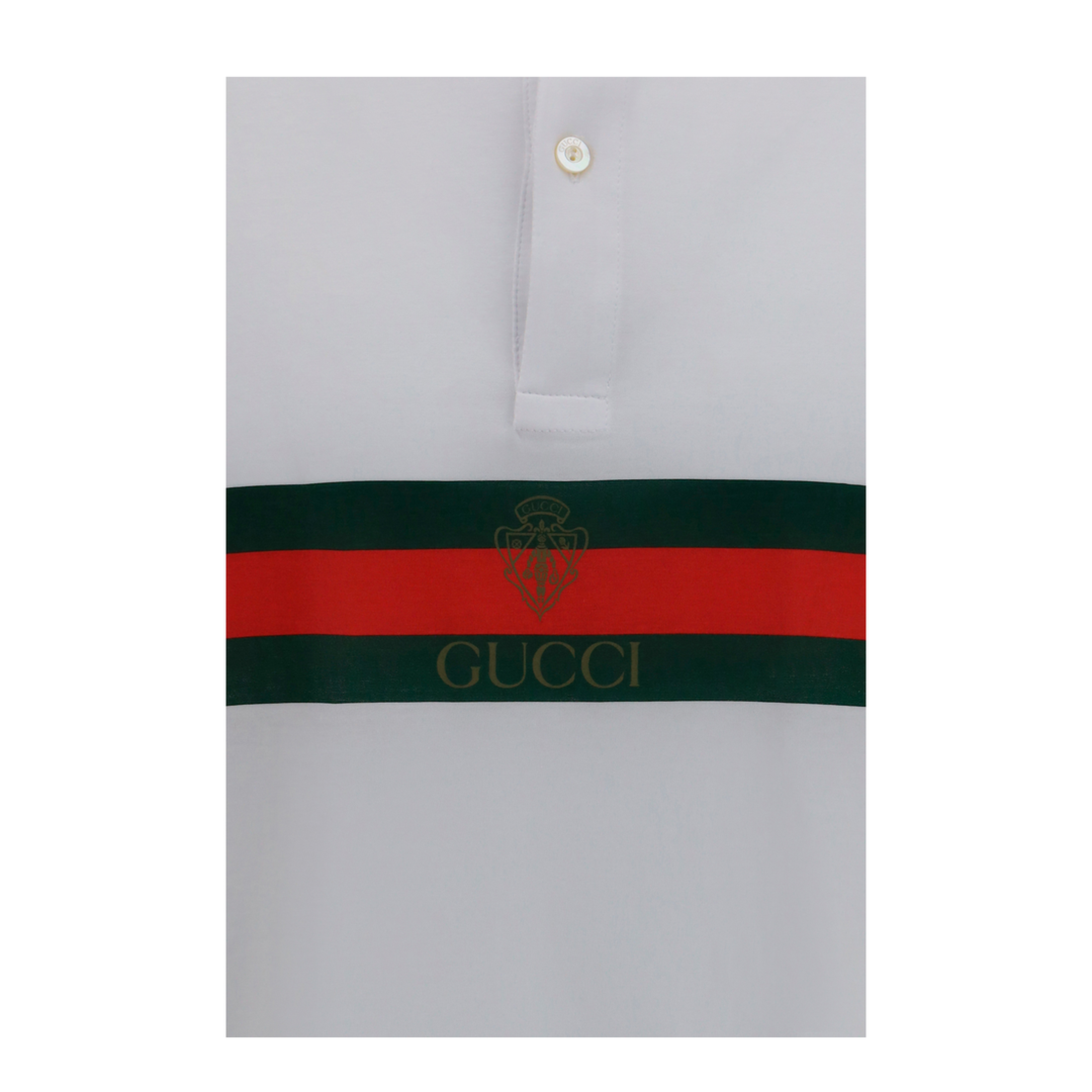 Cotton Jersey Polo Shirt with Web - Image 3