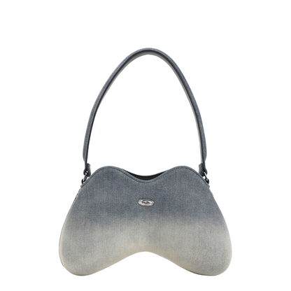 Double-D-Shoulder Bag in Solarised Denim - Image 1