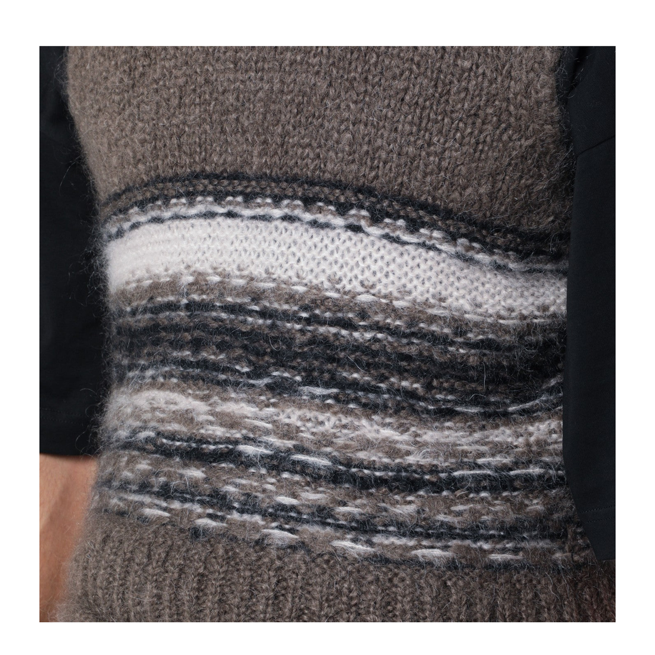 Brown Mohair and Wool Waistcoat - Image 2
