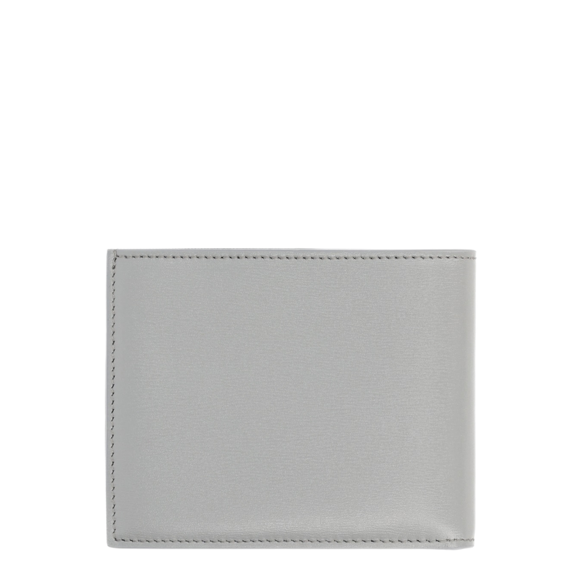 Squared FF Wallet Light Gray Calf Leather - Image 2