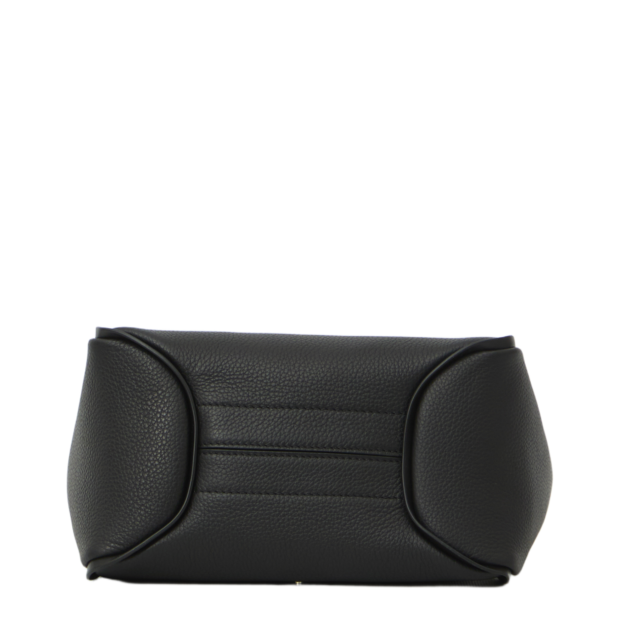 Bettina Mini Grained Calf Leather Tote Bag - Black - Image 3