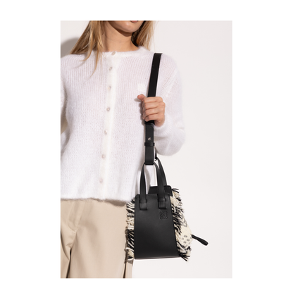 Hammock Handbag Black White - Image 2