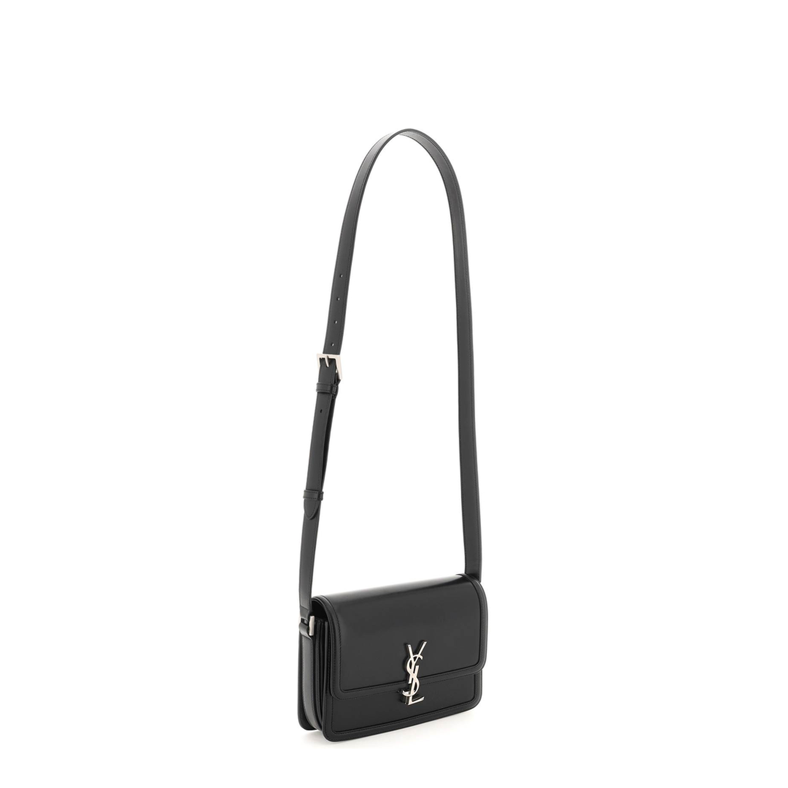 Solferino Medium Leather Crossbody Bags - Black - Image 1