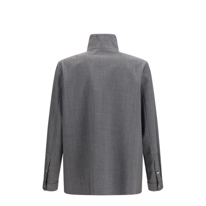 Mouliné Wool Shirt Jacket - Image 2