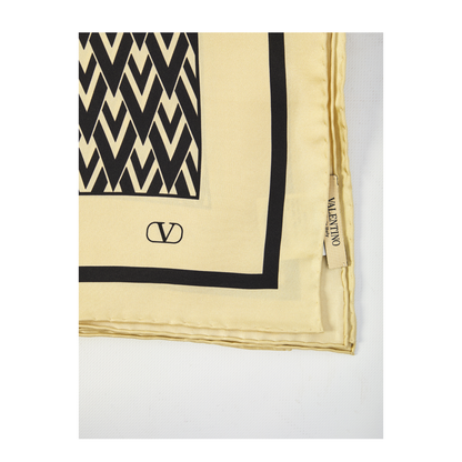 Printed Silk Scarf - Image 4