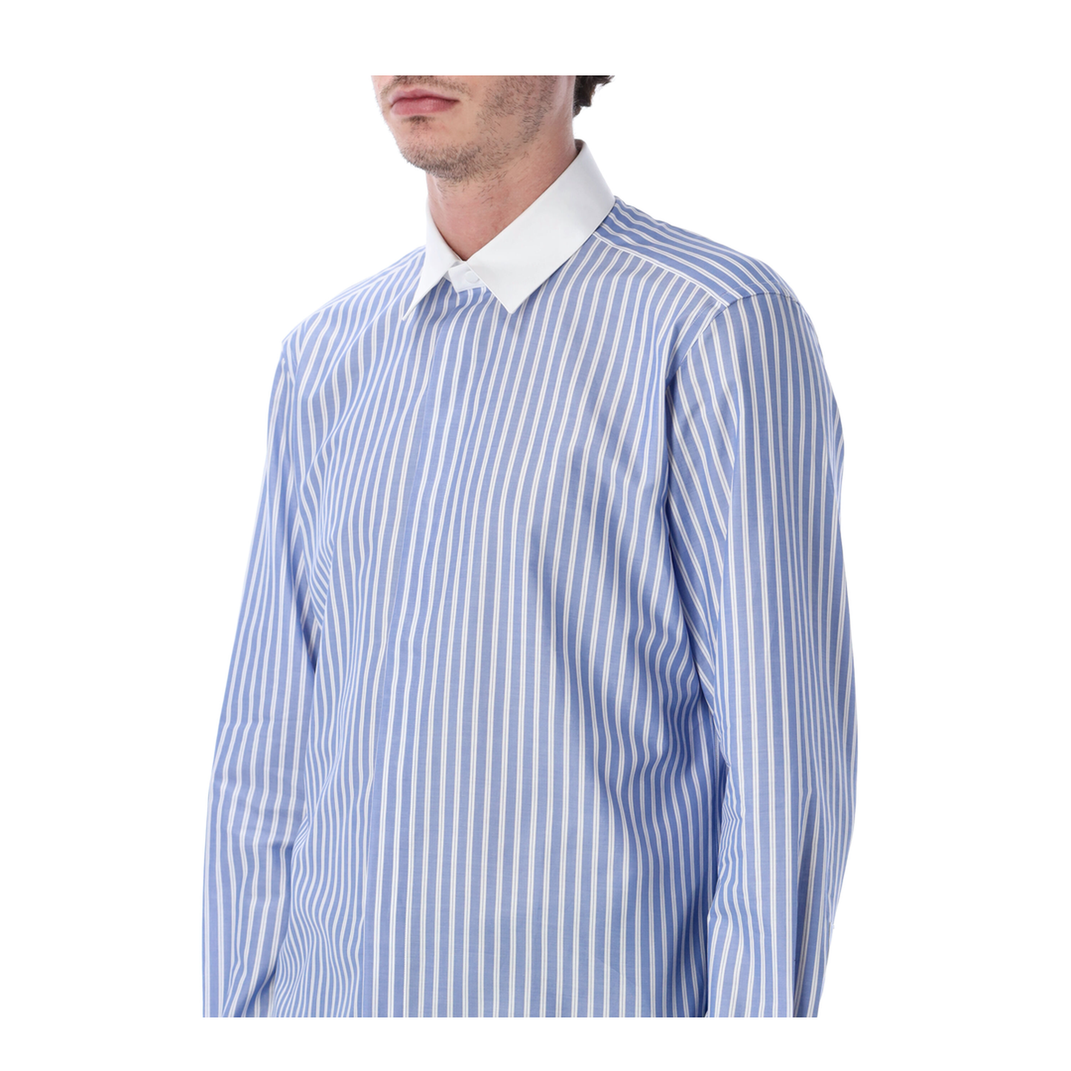 Wide Stripe Casual Shirt - Image 3