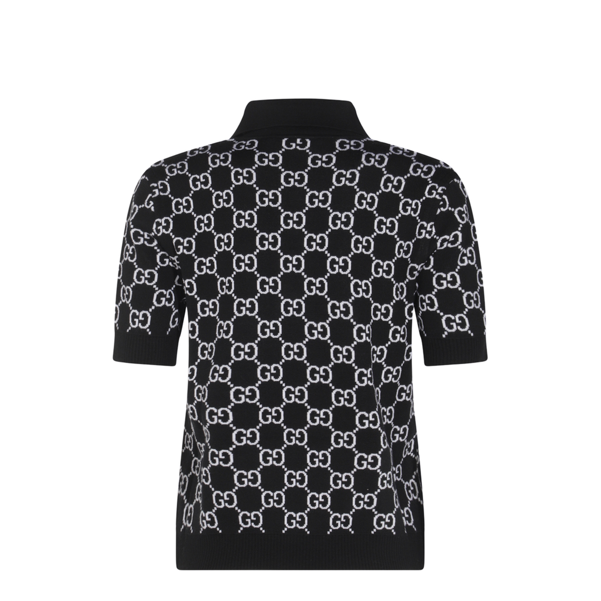 Reversible GG Wool Jacquard Polo Shirt - Image 2