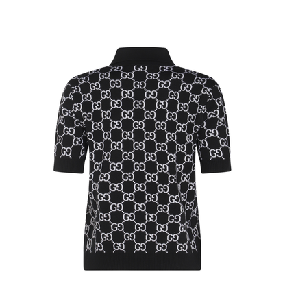 Reversible GG Wool Jacquard Polo Shirt - Image 2