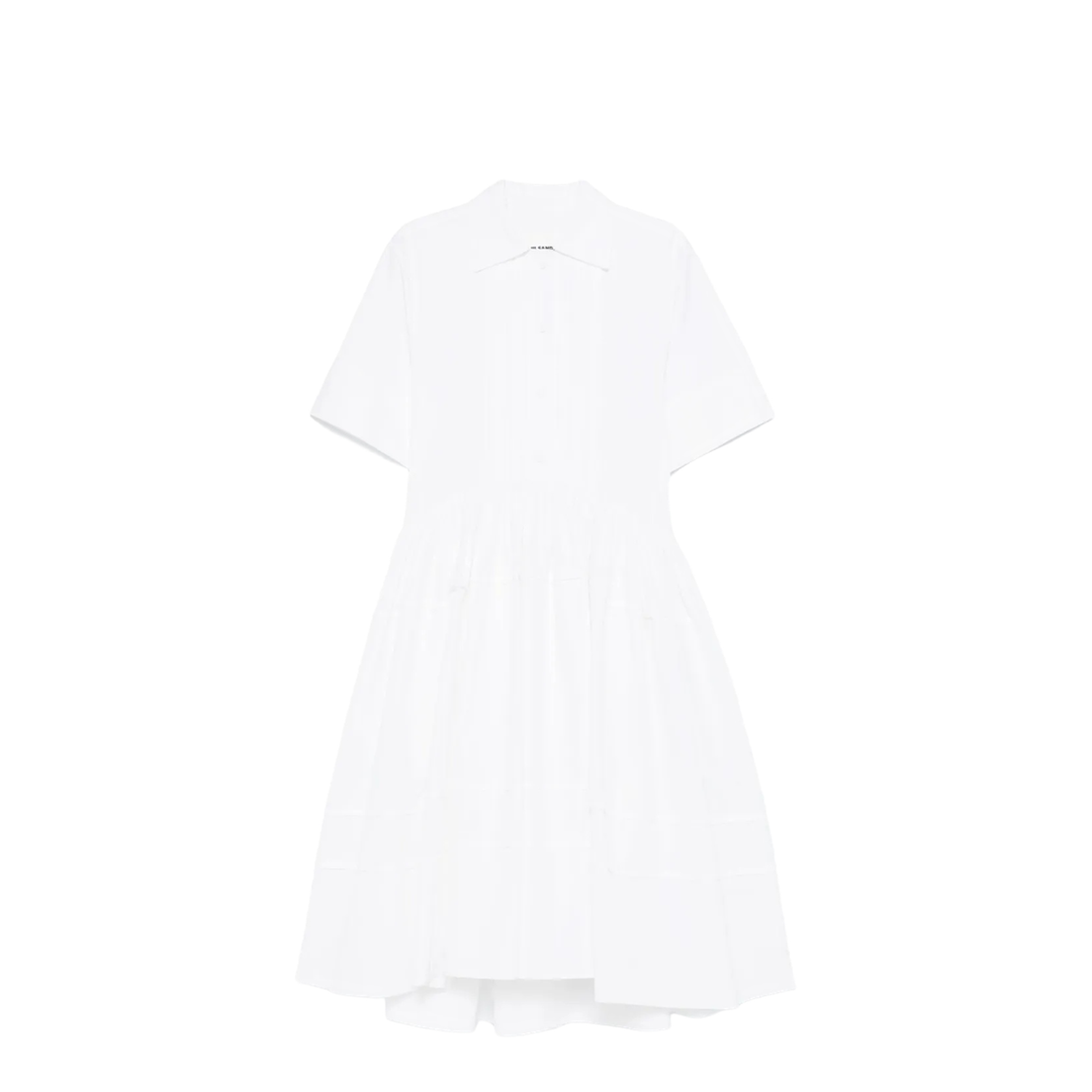 Cotton Poplin Dress White - Image 1