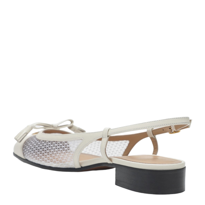 Slingback Ballerina Ivory - Image 2