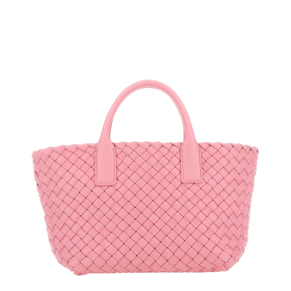 Cabat Mini Leather Handbags - Pink - Image 1