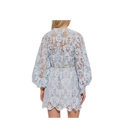 Lace Dress Light Blue - Image 4