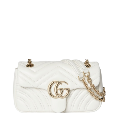 Messenger Bag Leather White - Image 1