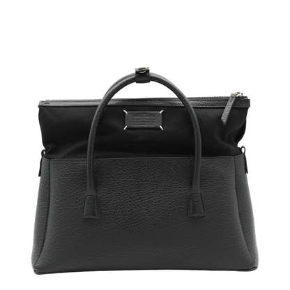 5AC East-West Small Calfskin Tote - Black - Image 1