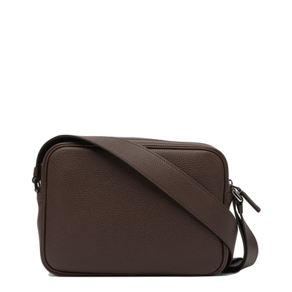 Leather Crossbody Bag Brown - Image 3