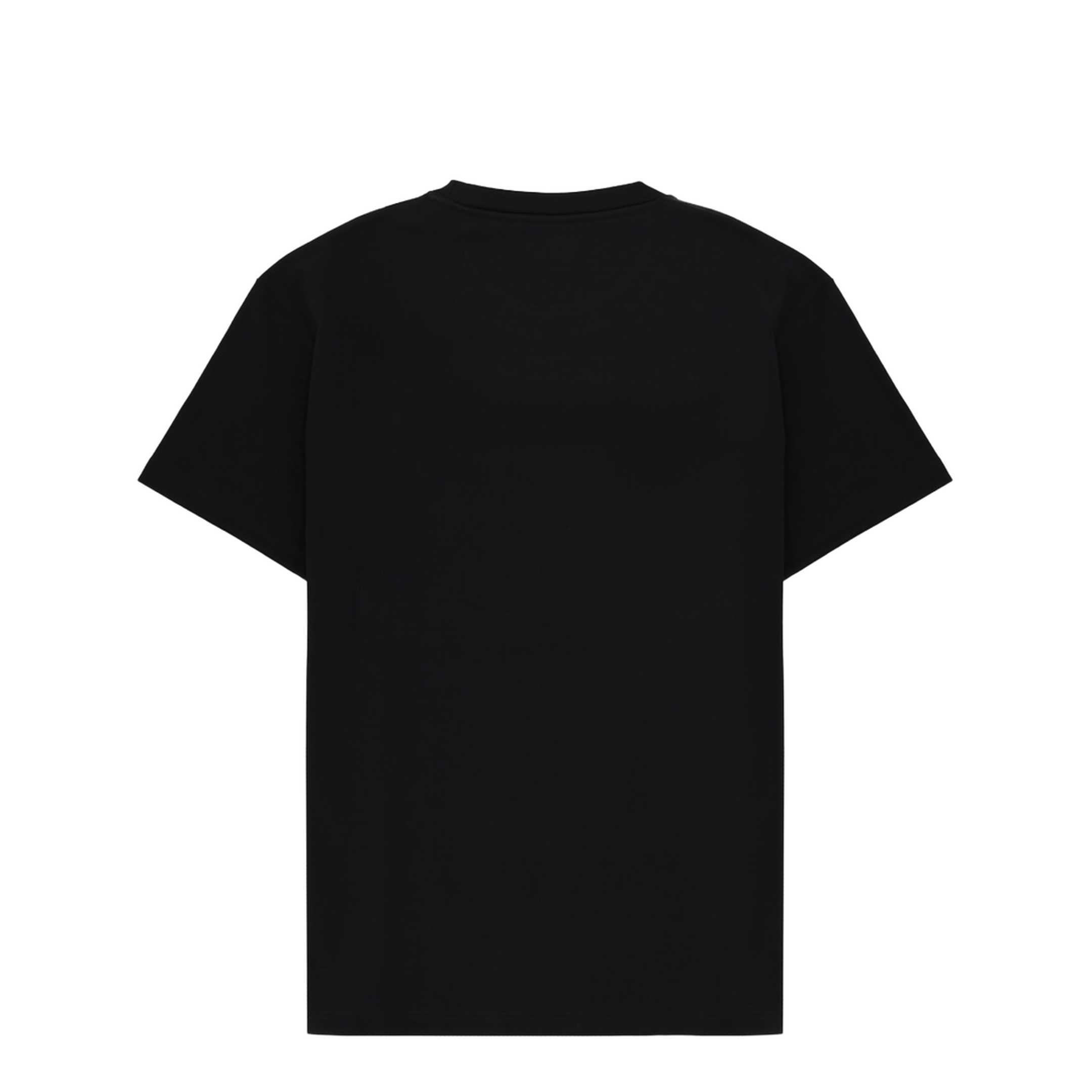 Black Cotton T-Shirt - Image 3