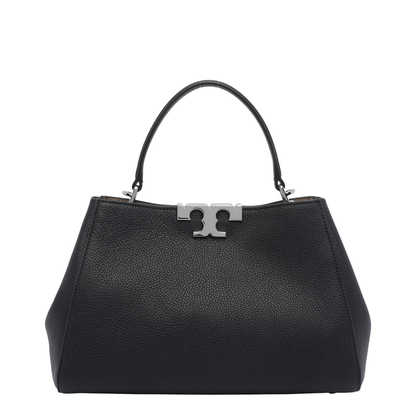 Eleanor Pebbled Medium Satchel Bag - Image 3