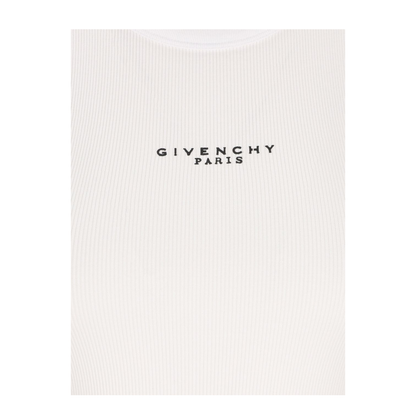 Logo Ribbed Tank Top - Image 4