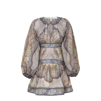 Wanderlust Cotton Silk Mini Dress - Image 1