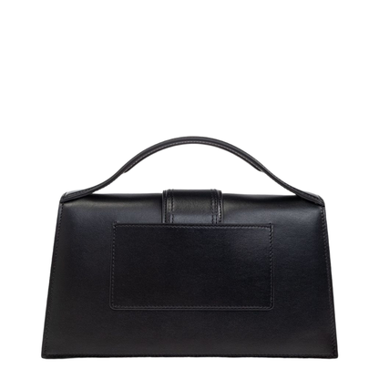 The Bambino Large Cow Leather Top-Handle Bag - Noir - Image 5