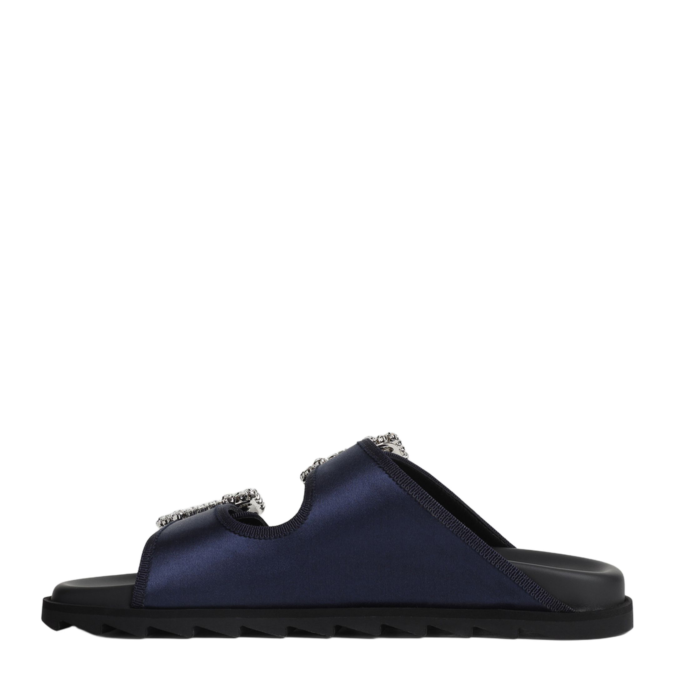 Slidy Strass Bord Gros Mules - Image 4